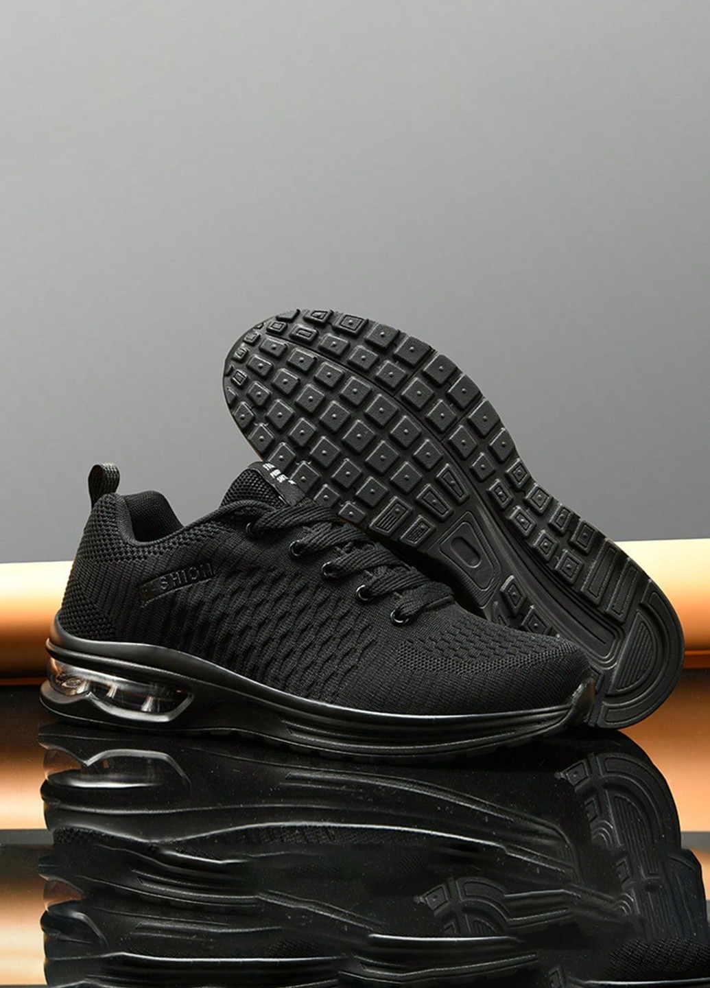 Черные демисезонные кроссовки SHEIN
