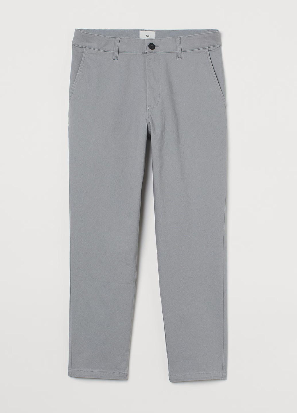 Светло-серые кэжуал демисезонные чиносы брюки H&M