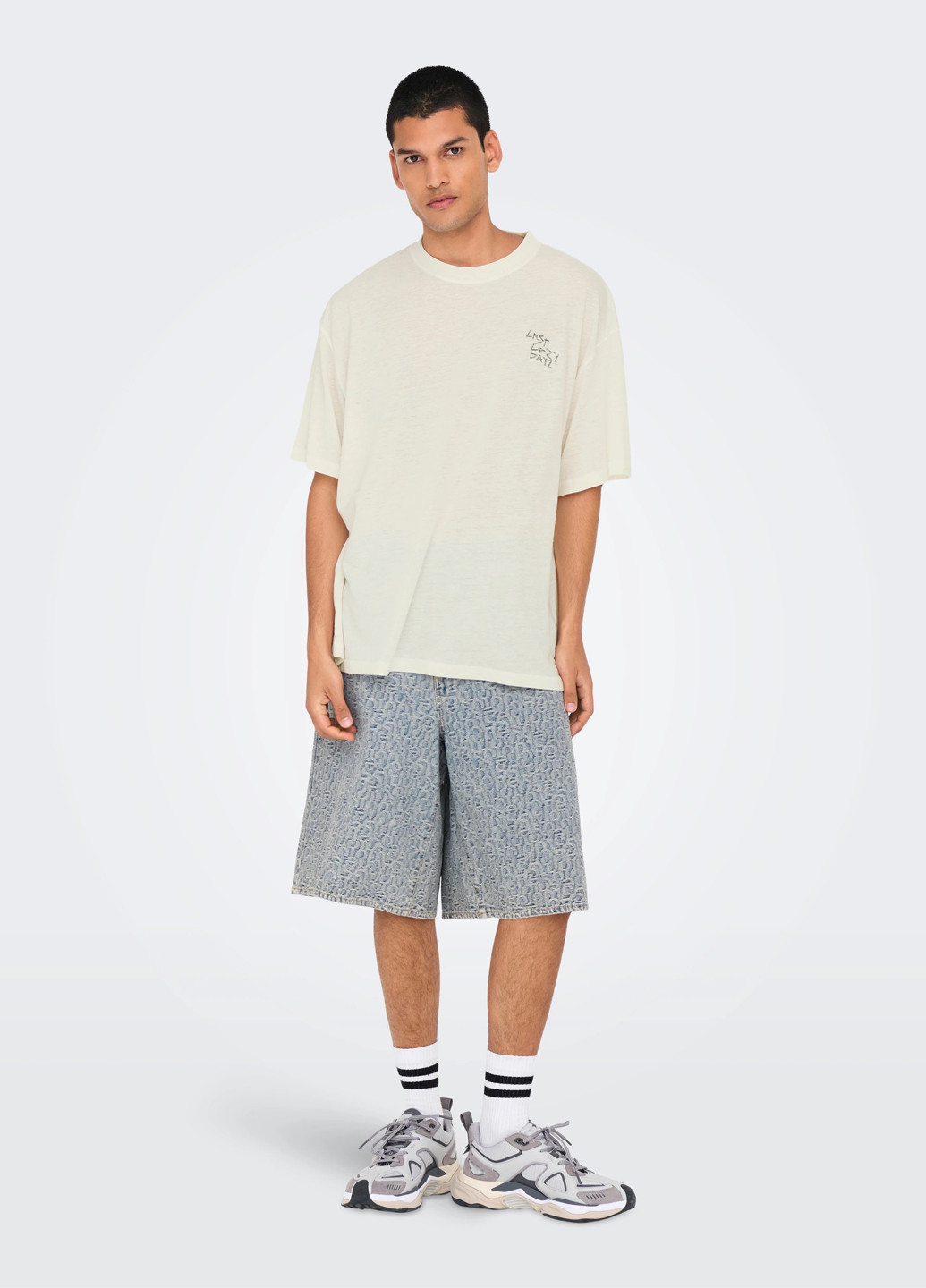 Светло-желтая футболка Only & Sons