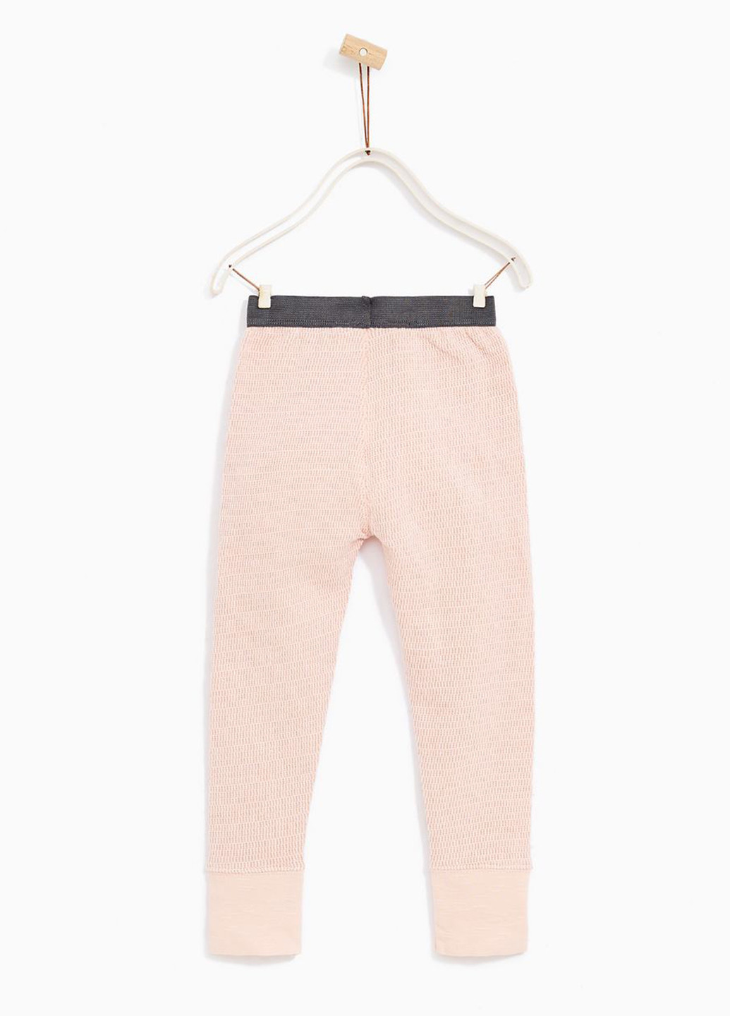 Розовые кэжуал демисезонные со средней талией брюки Zara