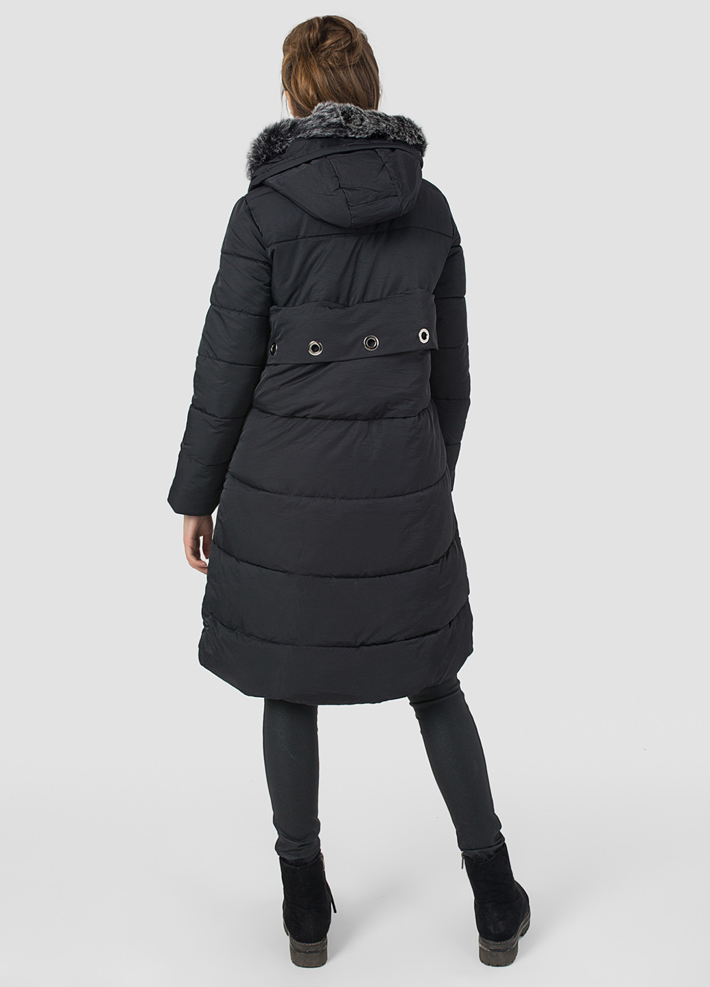 Чорна зимня куртка Azuri
