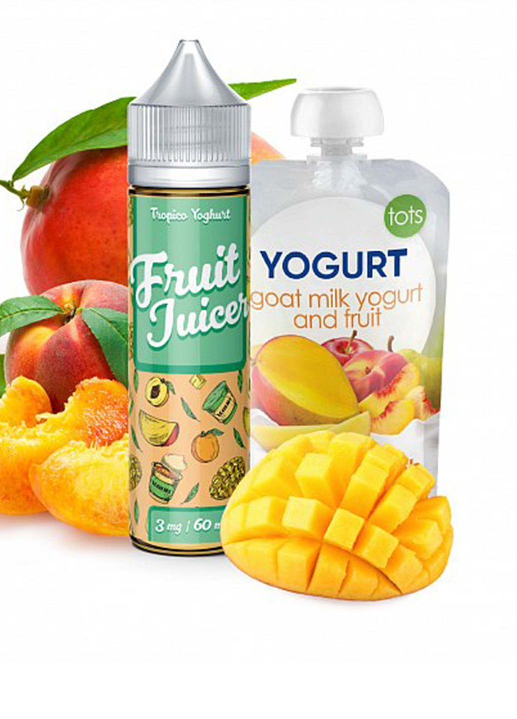 Жидкость "Tropic Yoghurt" 60 мл 3 мг (FJ-TY-30) Fruit Juicer "tropic yoghurt" 60 мл 3 мг/мл (fj-ty-30) (144563452)