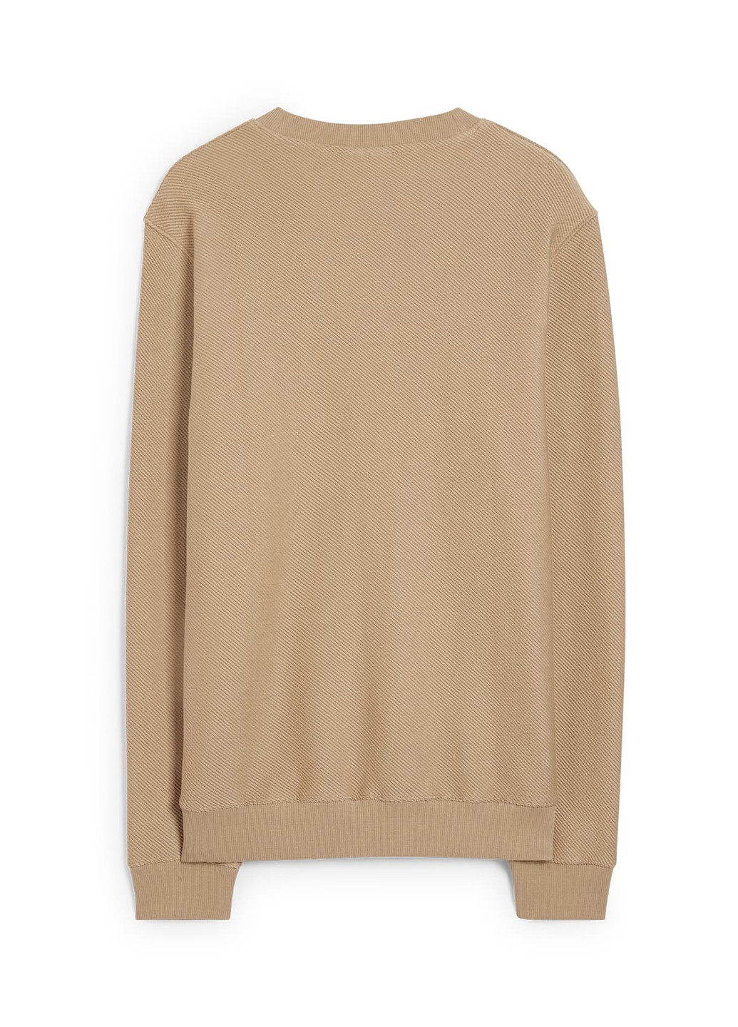 Бежевий світшот C&A однотонний вишивка (313290908)