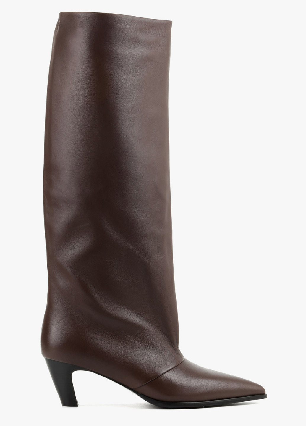 Осенние сапоги Le'BERDES с драпировкой