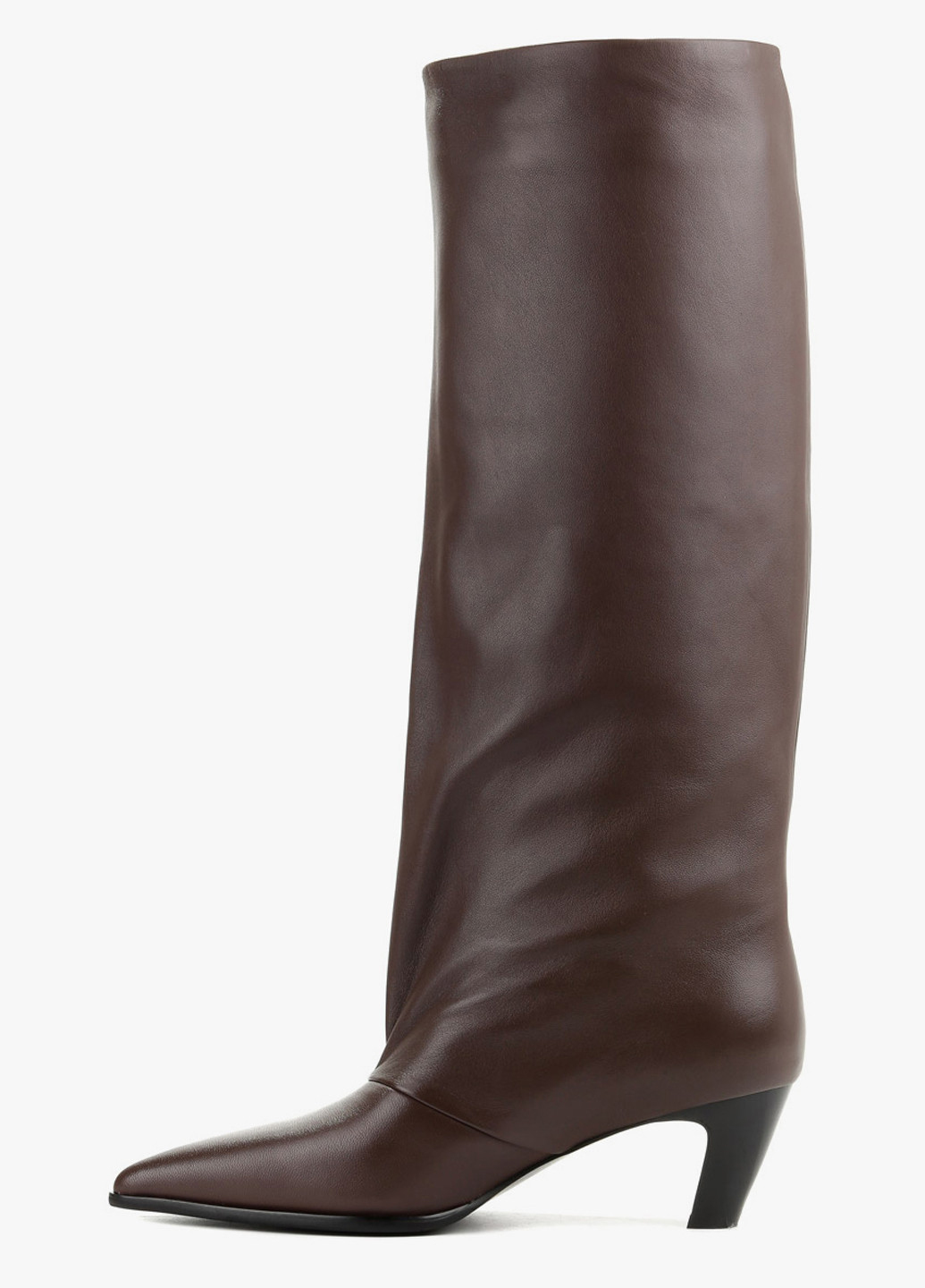 Осенние сапоги Le'BERDES с драпировкой