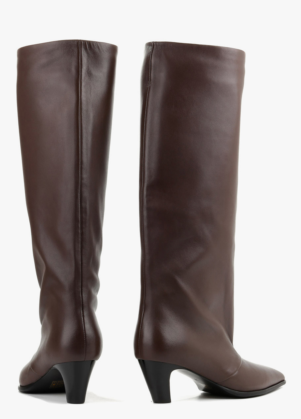 Осенние сапоги Le'BERDES с драпировкой