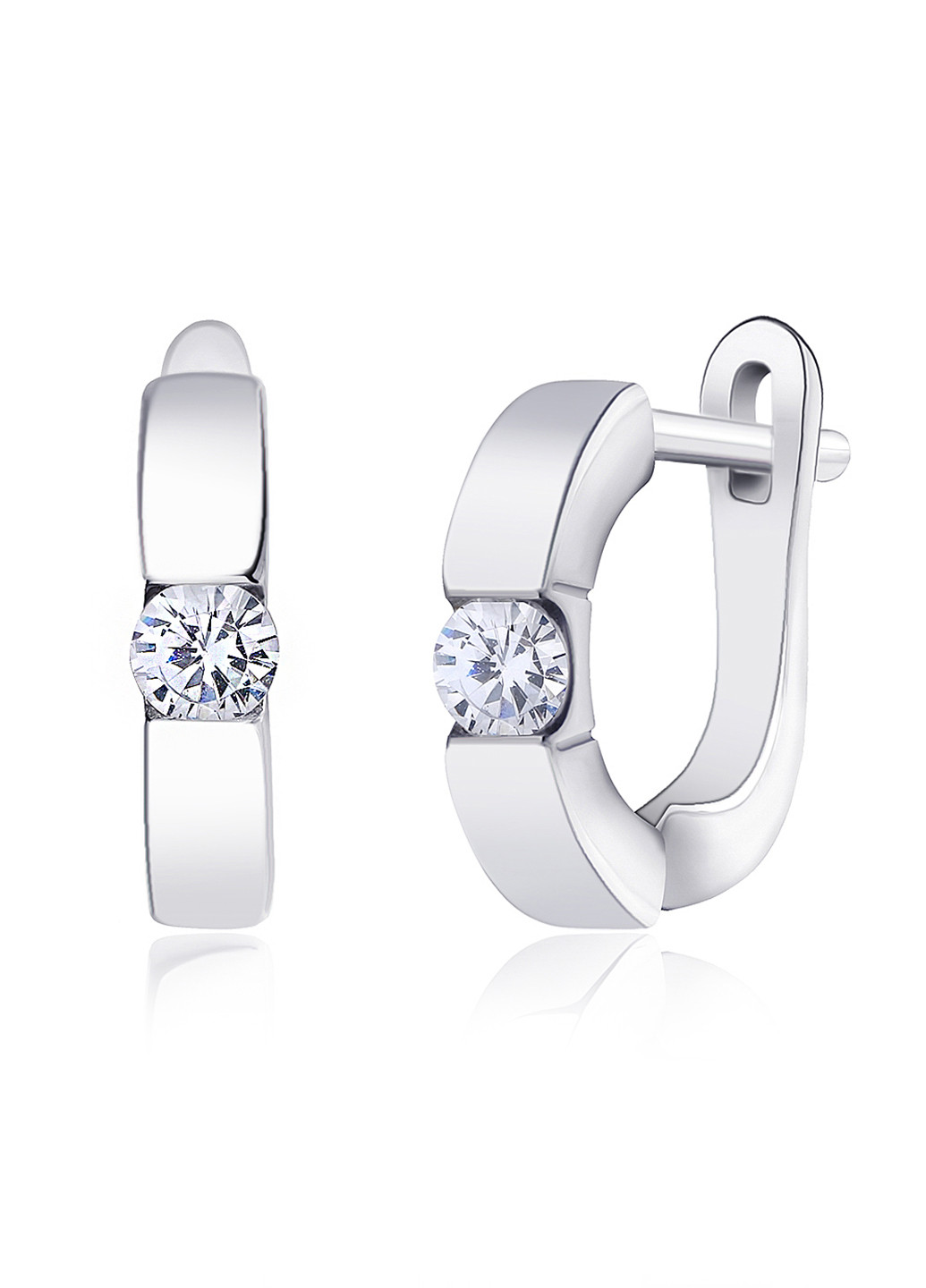 Срібні сережки з фіанітами ск2ф / 264 Silvex925 (201169315)