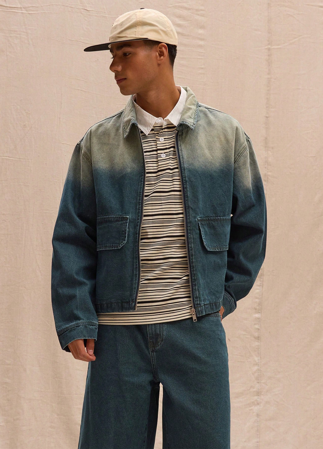 Комбинированная демисезонная куртка SHEIN