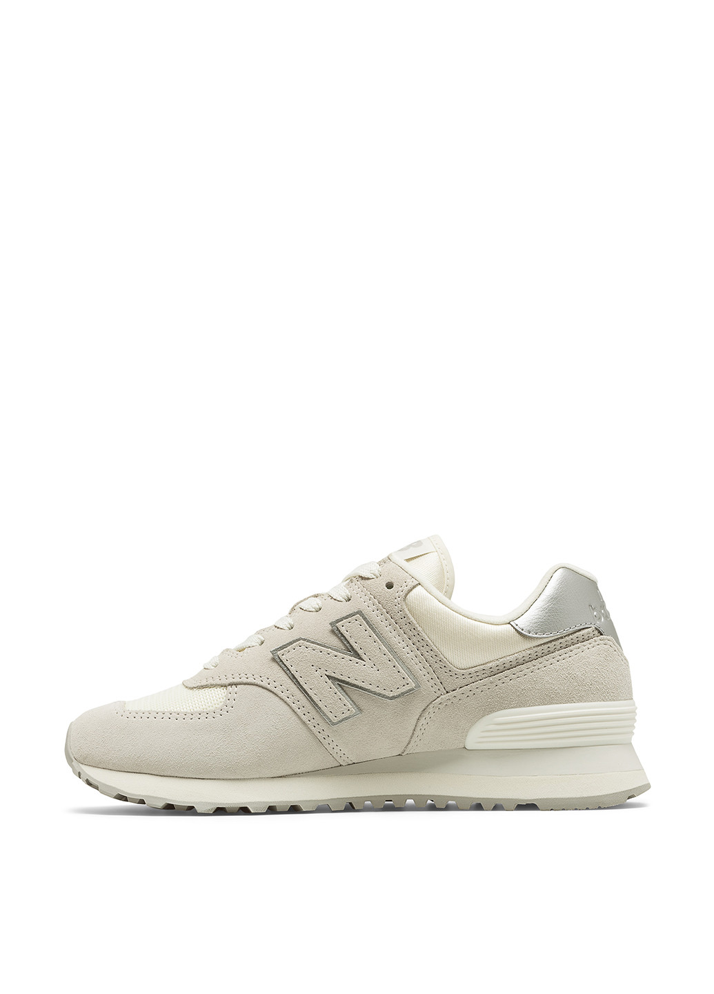 Светло-серые демисезонные кроссовки New Balance 574.0