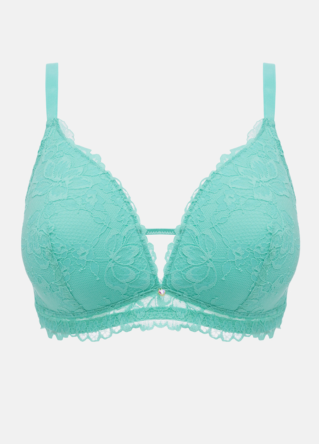 Мятный демисезонный комплект (бюстгальтер, трусики) Leilieve