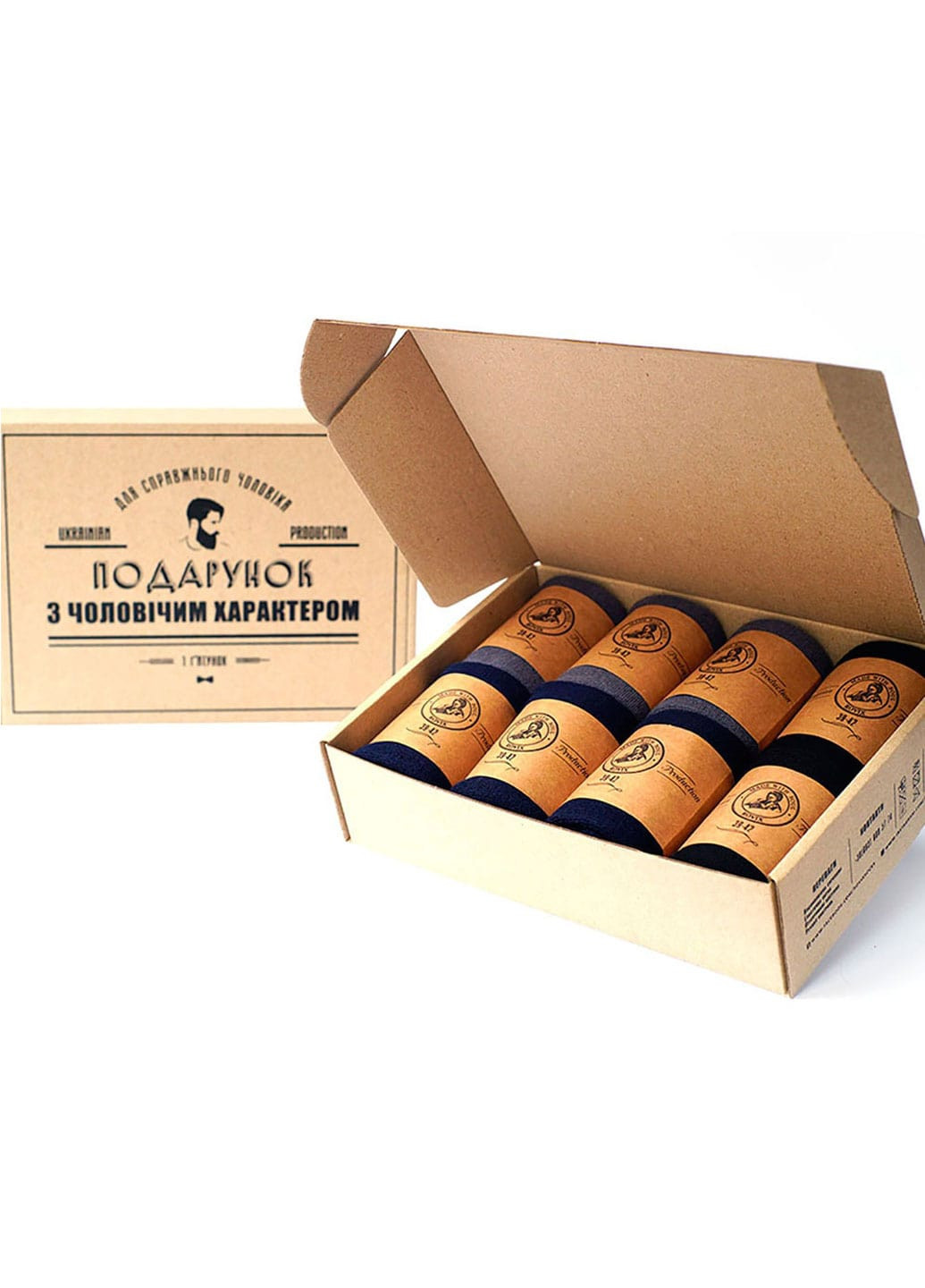 Комбіновані набір теплих шкарпеток 8 пар Rovix однотонні (220174742)