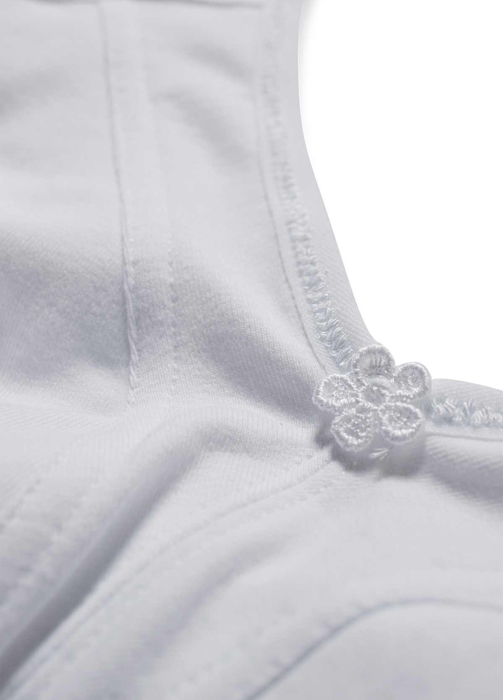 Белый минимайзер бюстгальтер C&A без косточек хлопок