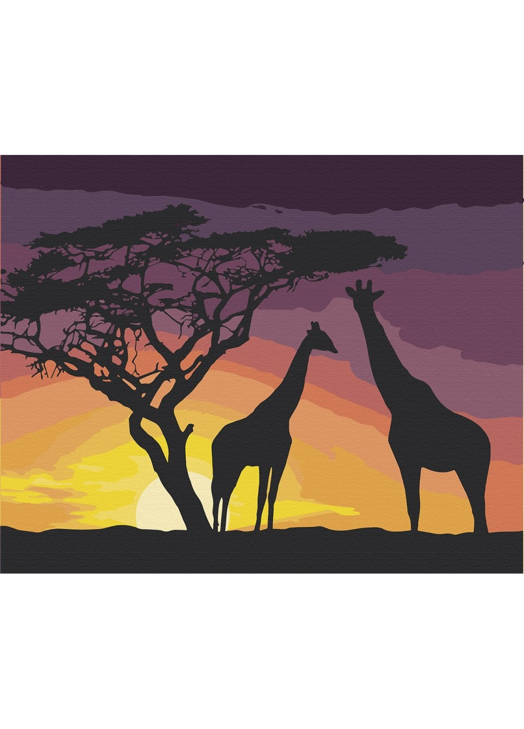 Картина за номерами "Африка перед сном" 40х50 см 11619-AC Art Craft (236427655)