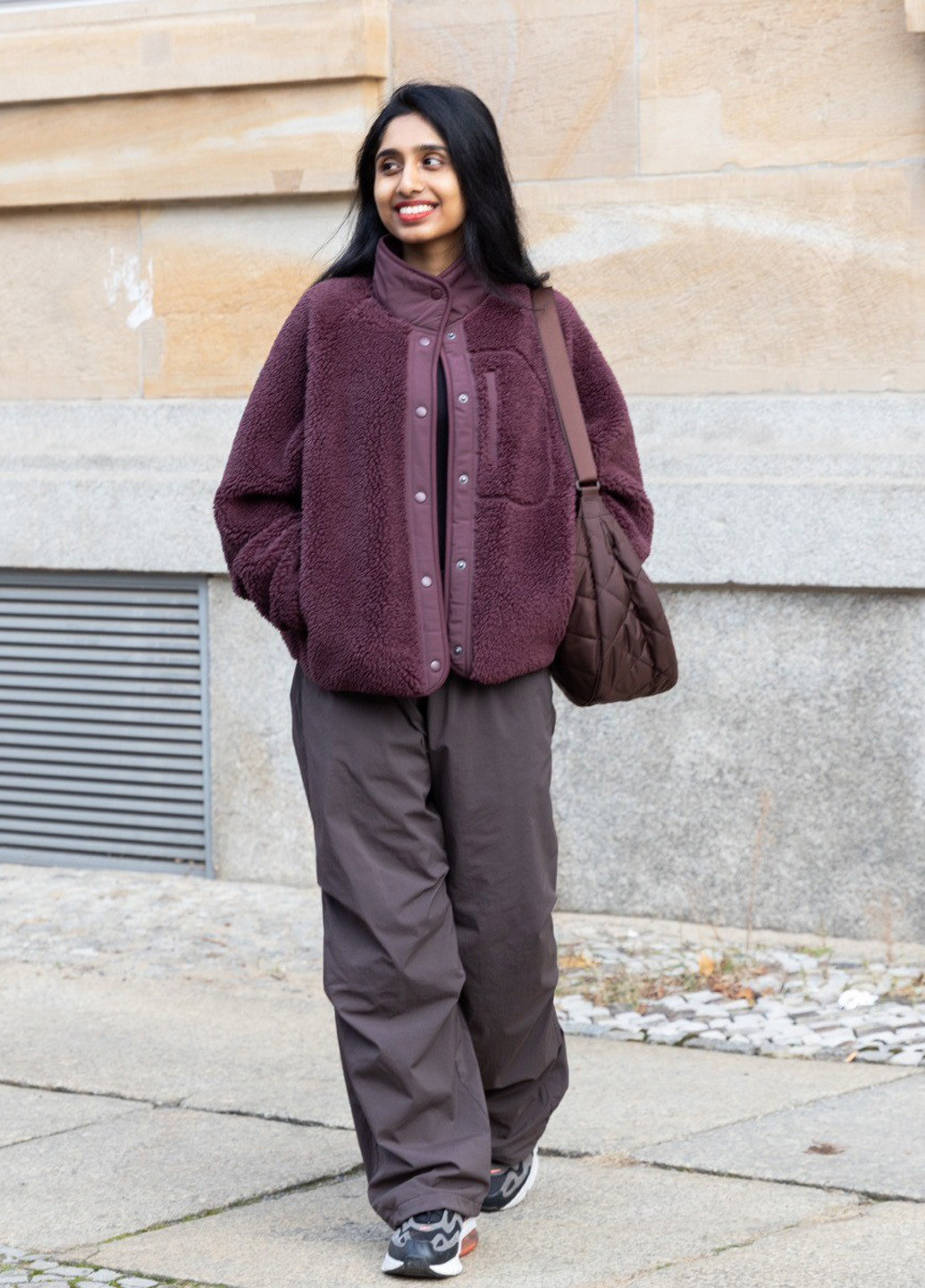 Бордова демісезонна куртка Uniqlo