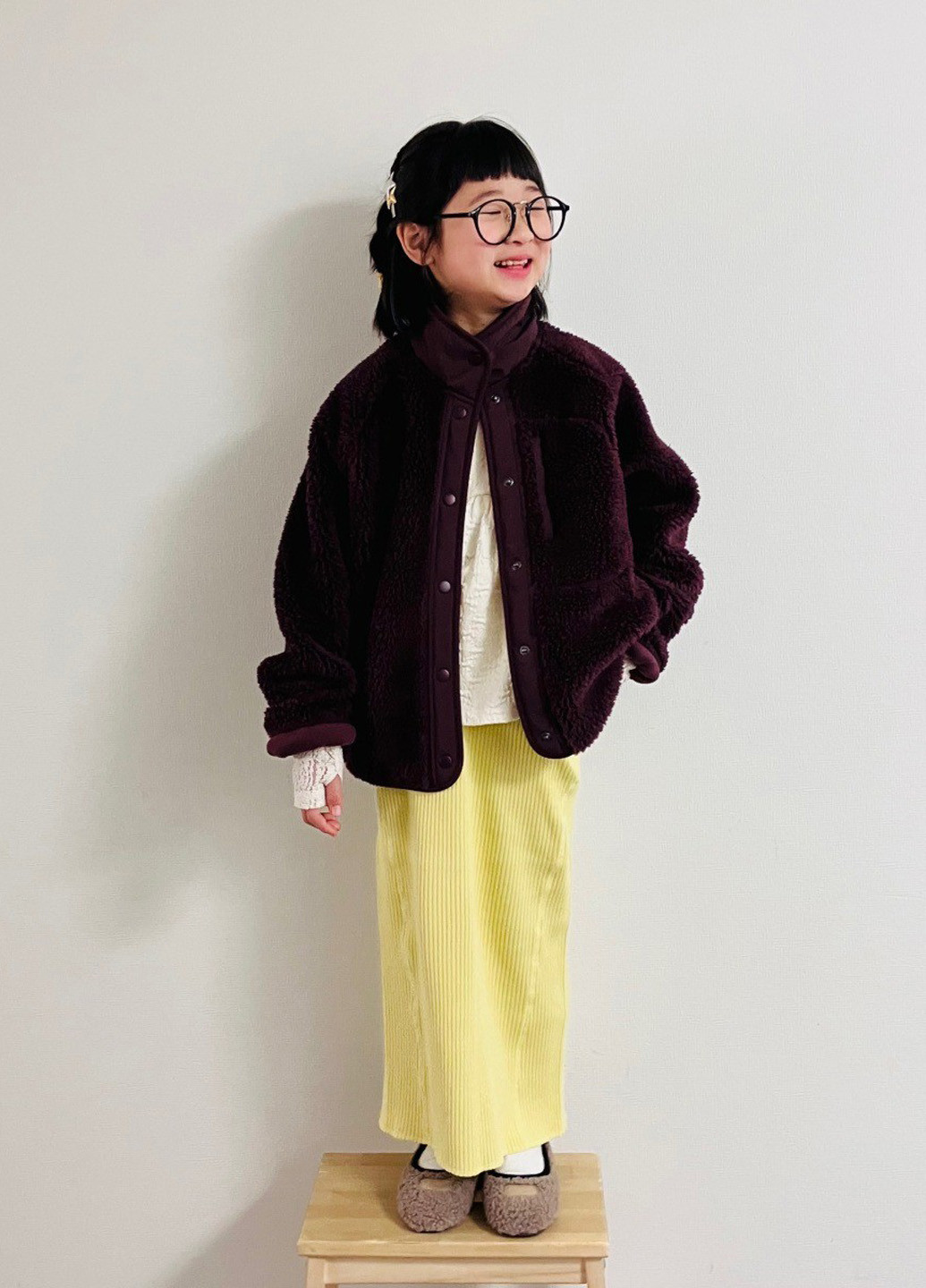 Бордова демісезонна куртка Uniqlo