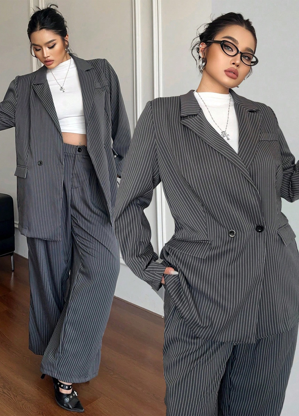 Костюм (жакет, брюки) SHEIN (365628775)