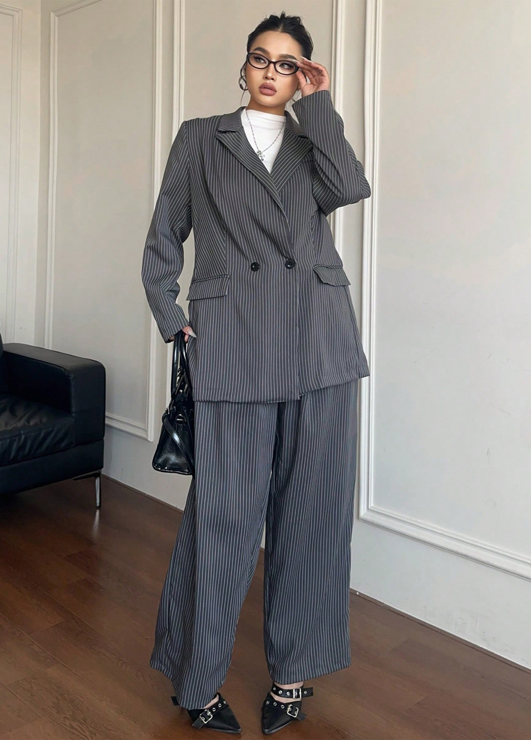 Костюм (жакет, брюки) SHEIN (365628775)