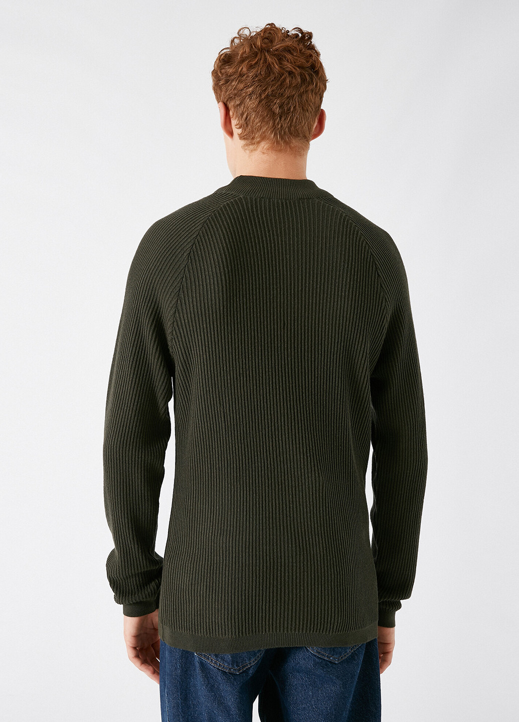 Темно-зеленый демисезонный свитер KOTON