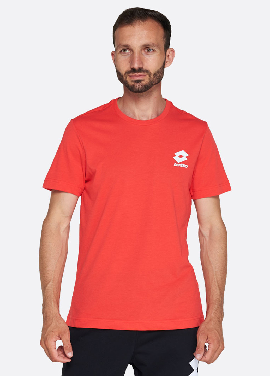 Красная футболка Lotto TEE BS JS