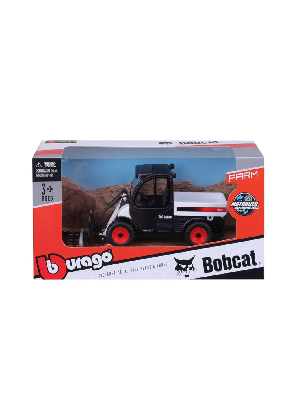 Спецтехника Погрузчик Bobcat Toolcat 5600 10 см (18-31806) Bburago (254081439)
