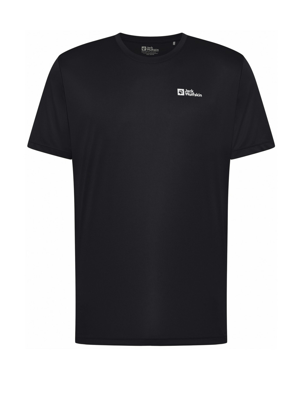 Чорна футболка Jack Wolfskin TECH T M