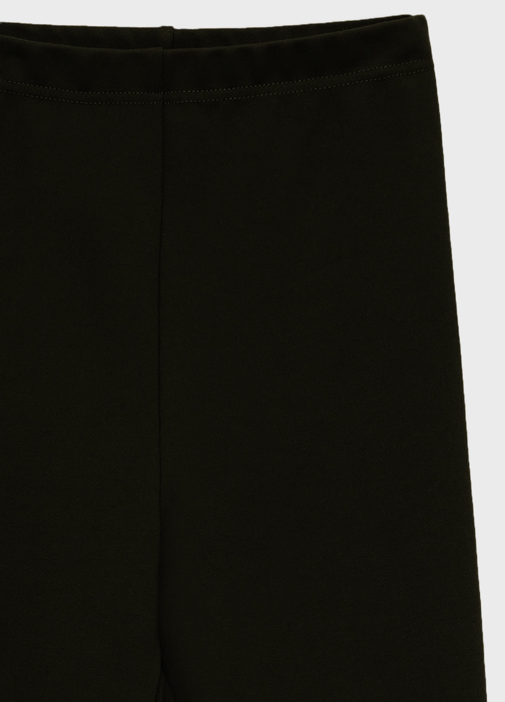 Легінси на флісі KASTA design однотонні чорні кежуали поліестер, трикотаж, фліс