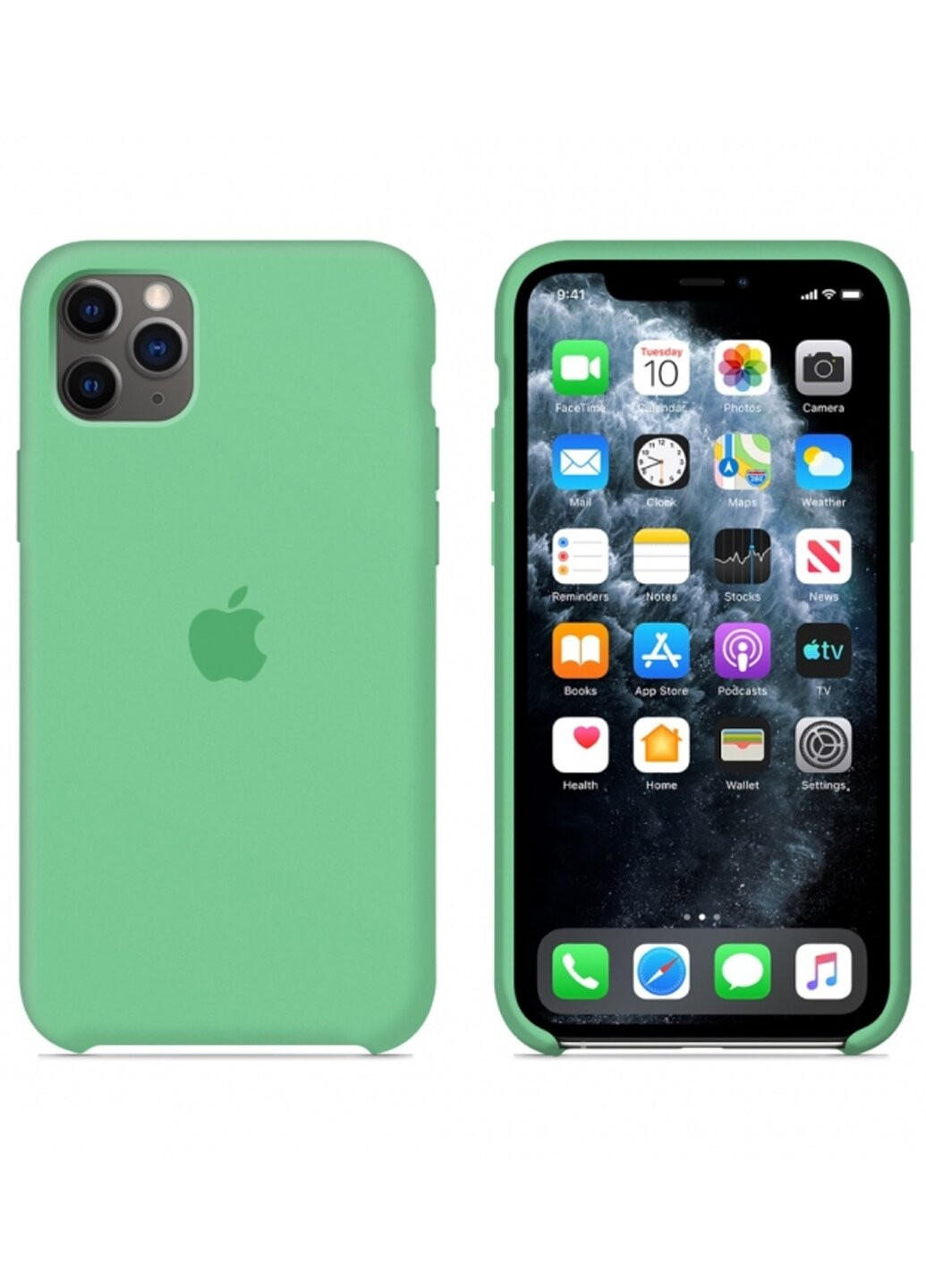 Чехол Silicone Case для iPhone 11 Pro Max Spearmint ARM (219295188)