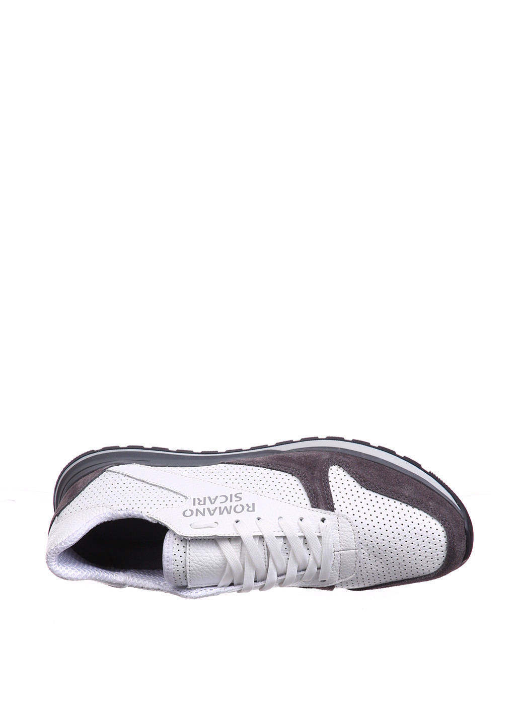 Белые демисезонные кроссовки Romano Sicari