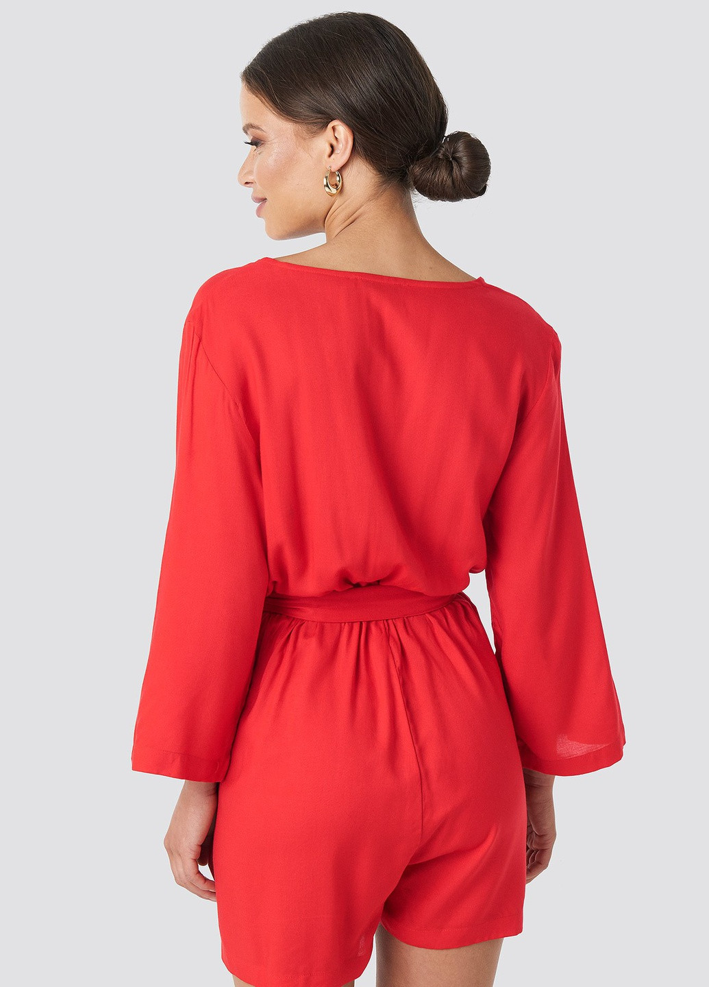 Комбінезон NA-KD однотонний червоний кежуал