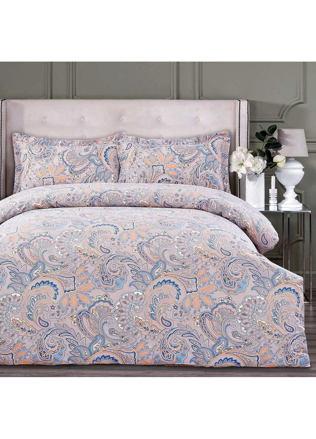 Постельное белье евро Simple Living Marquis AR-TR1005683 сатин 200x220 см Arya (254782870)