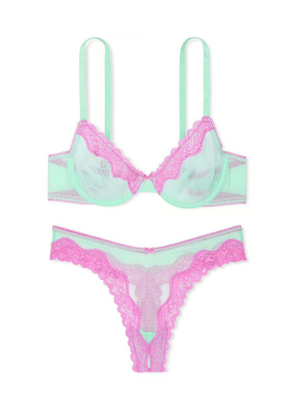 Комбінований демісезонний комплект (бюстгальтер, трусики) Victoria's Secret