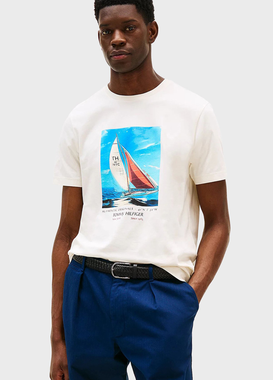 Жемчужная футболка Tommy Hilfiger