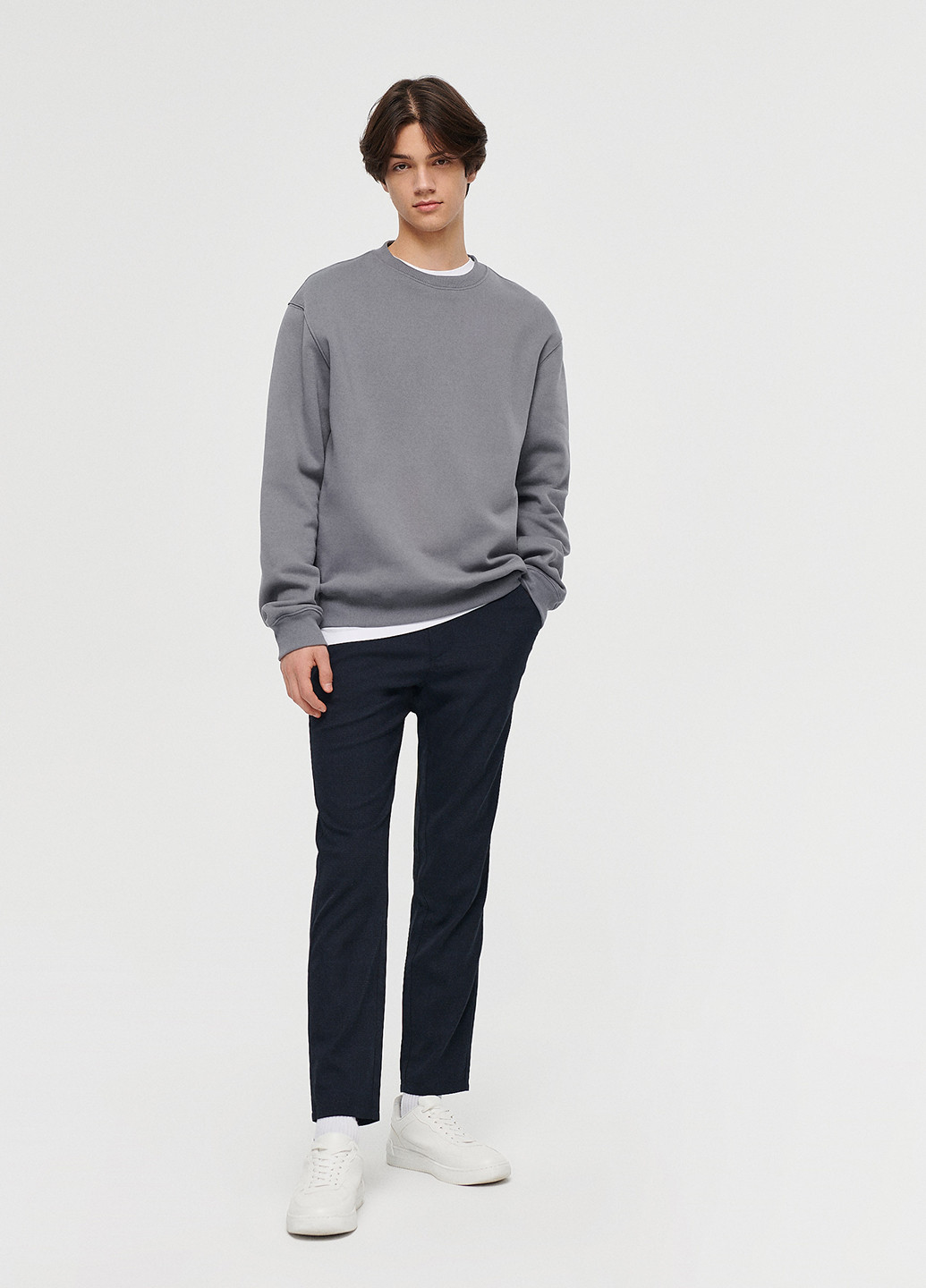 Черные демисезонные слим джинсы House