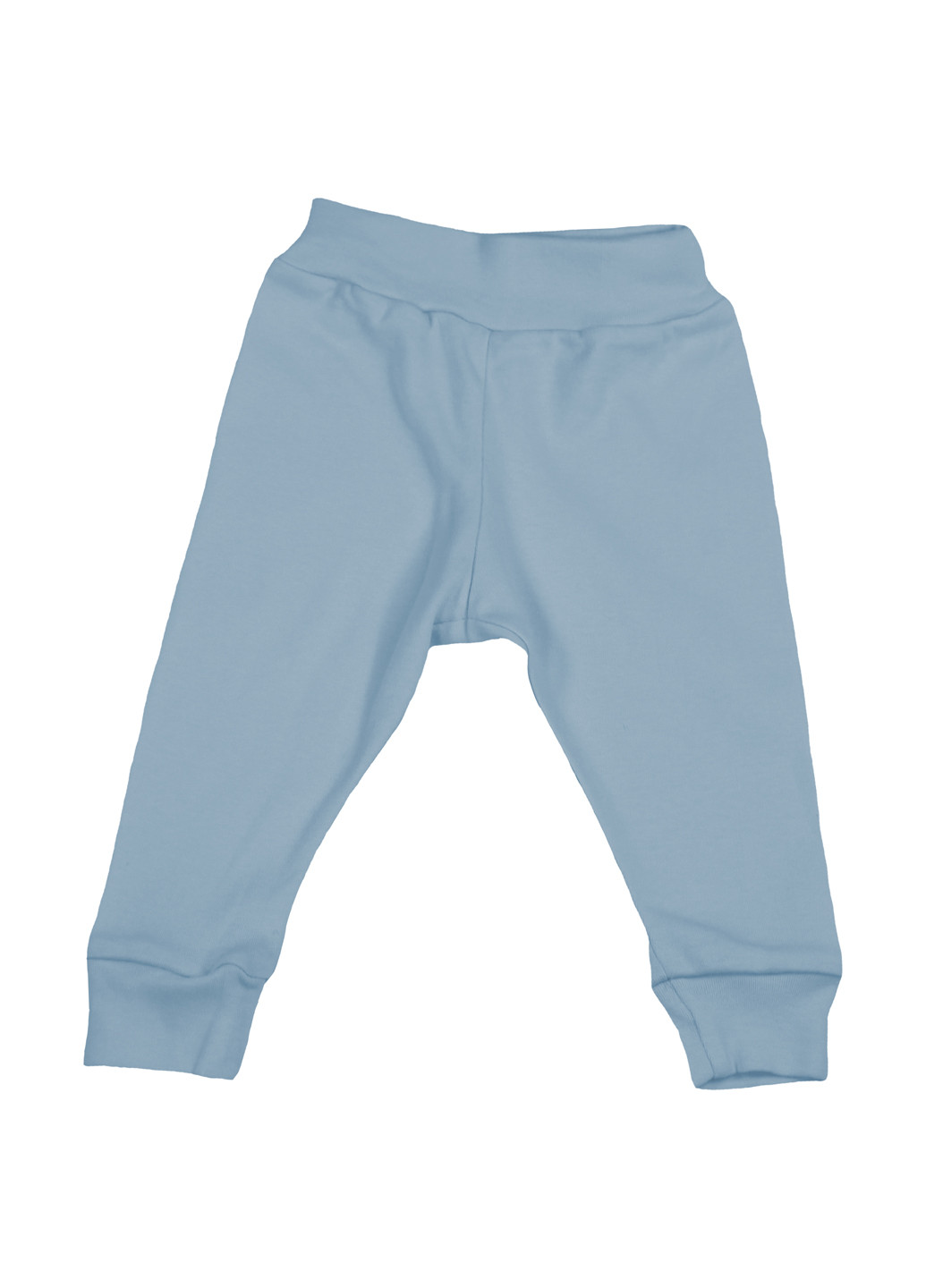 Голубые кэжуал демисезонные брюки со средней талией Tobbi