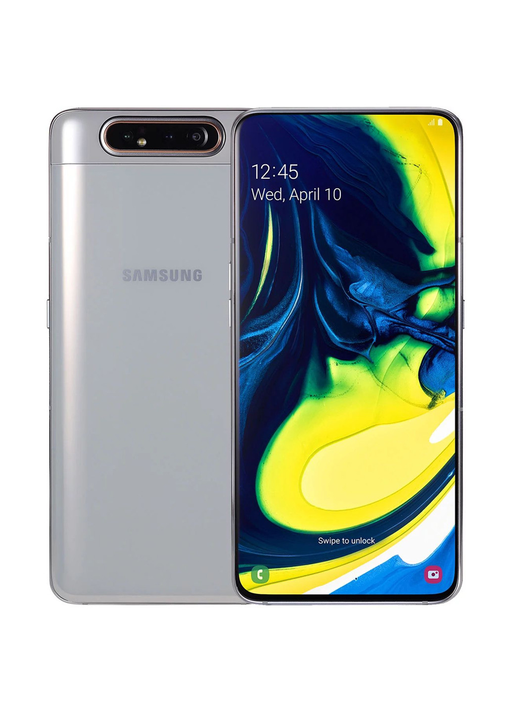 Смартфон Samsung Galaxy A80 8/128GB Silver (SM-A805FZSDSEK) серебряный