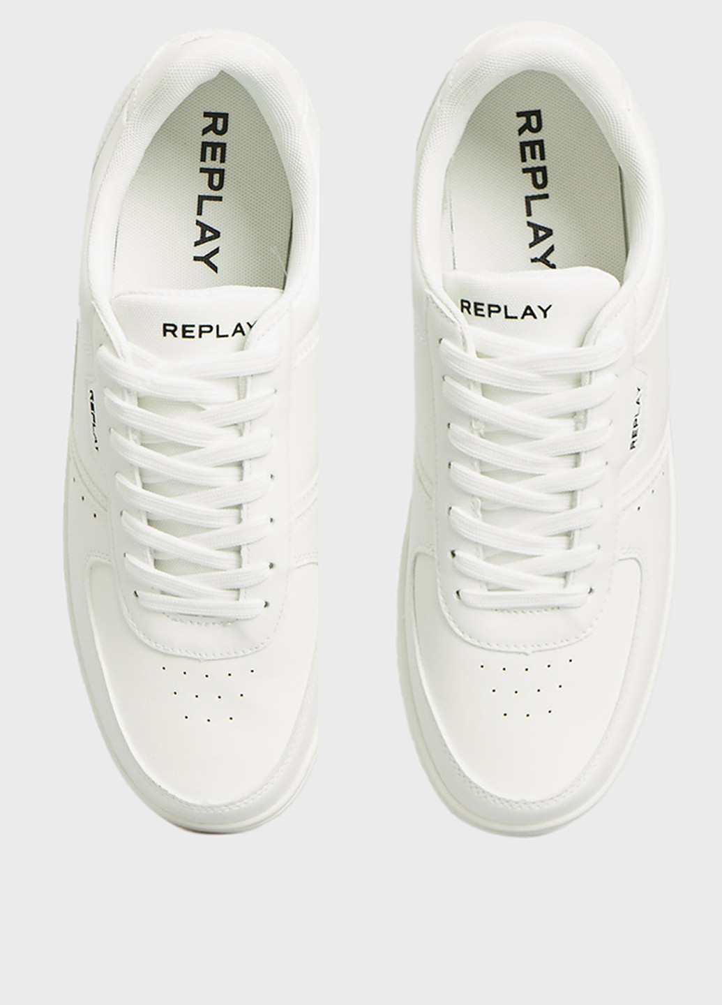 Белые всесезонные кроссовки Replay
