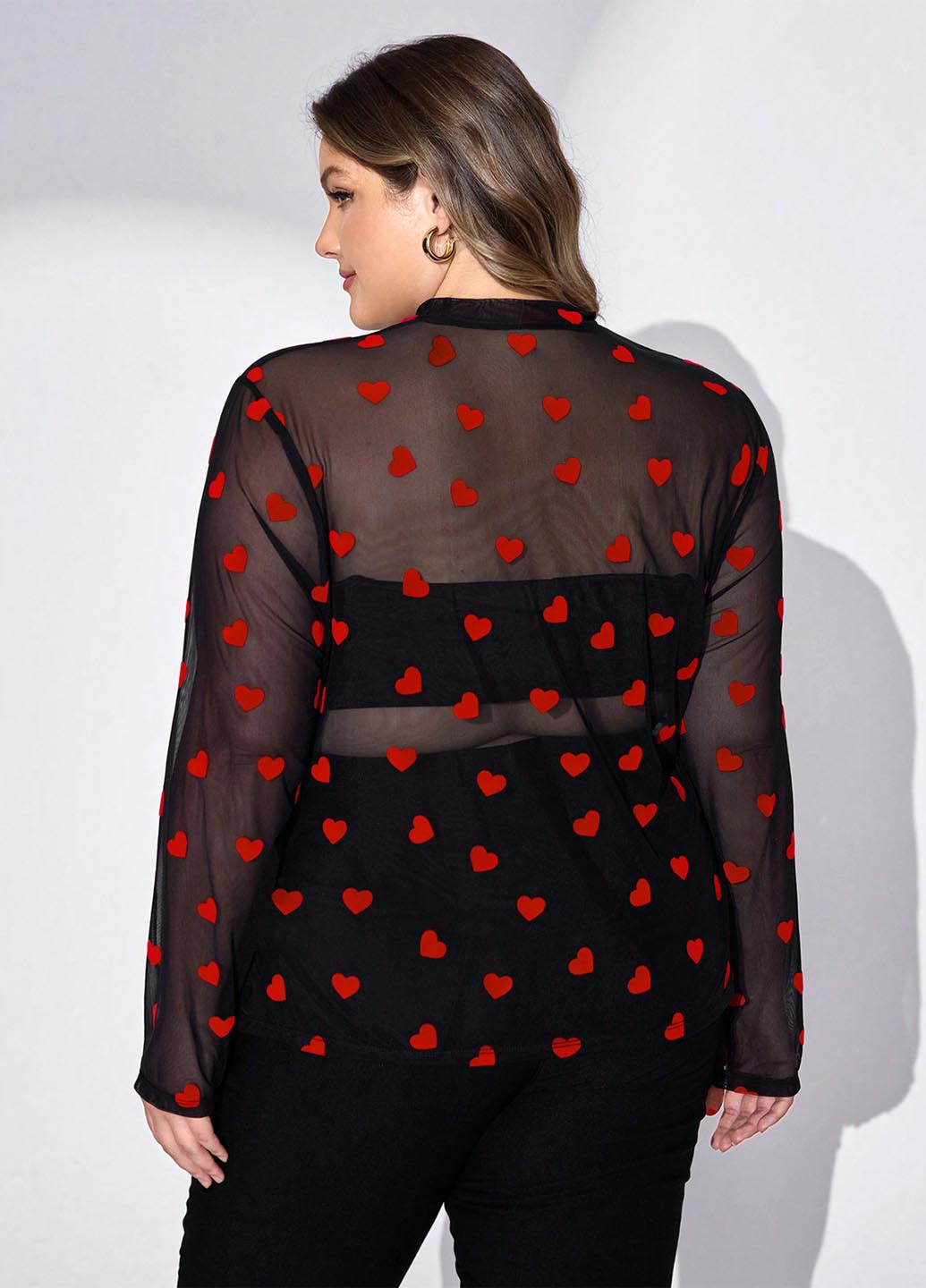 Чёрная блуза SHEIN