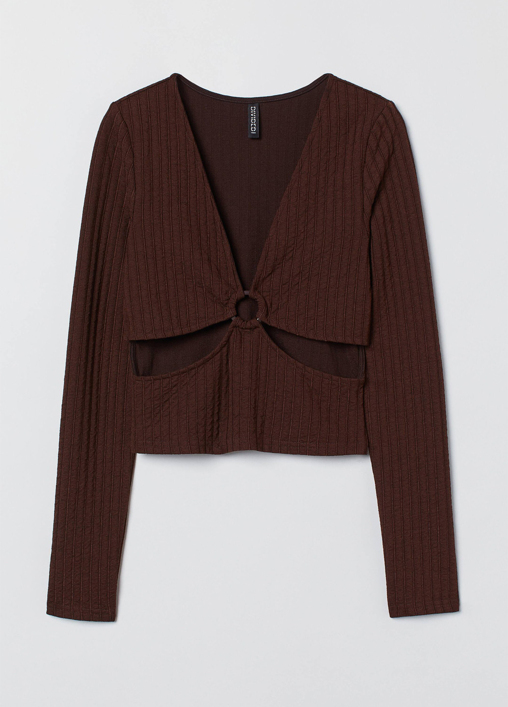 Коричневая блуза H&M