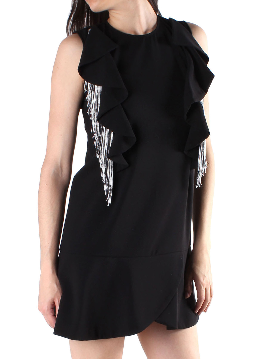 Чорна коктейльна сукня а-силует Made in Italy однотонна