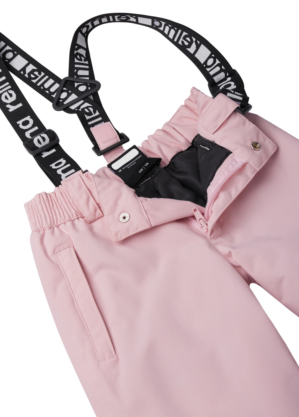Светло-розовые зимние брюки Reima