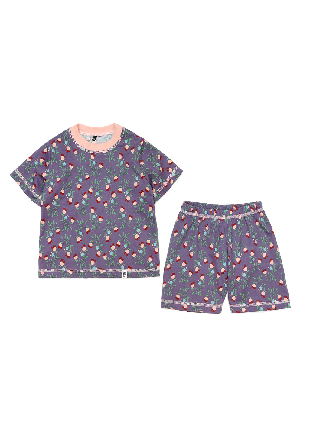 Фіолетовий літній комплект (футболка, шорти) ArDoMi