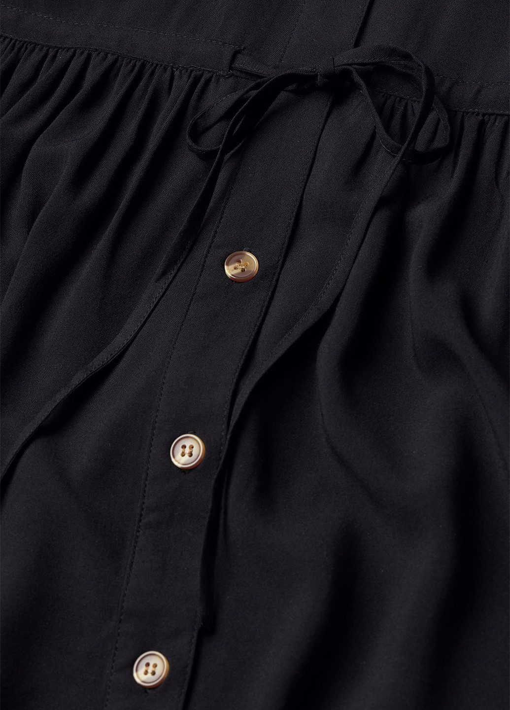 Чорна кежуал сукня H&M однотонна