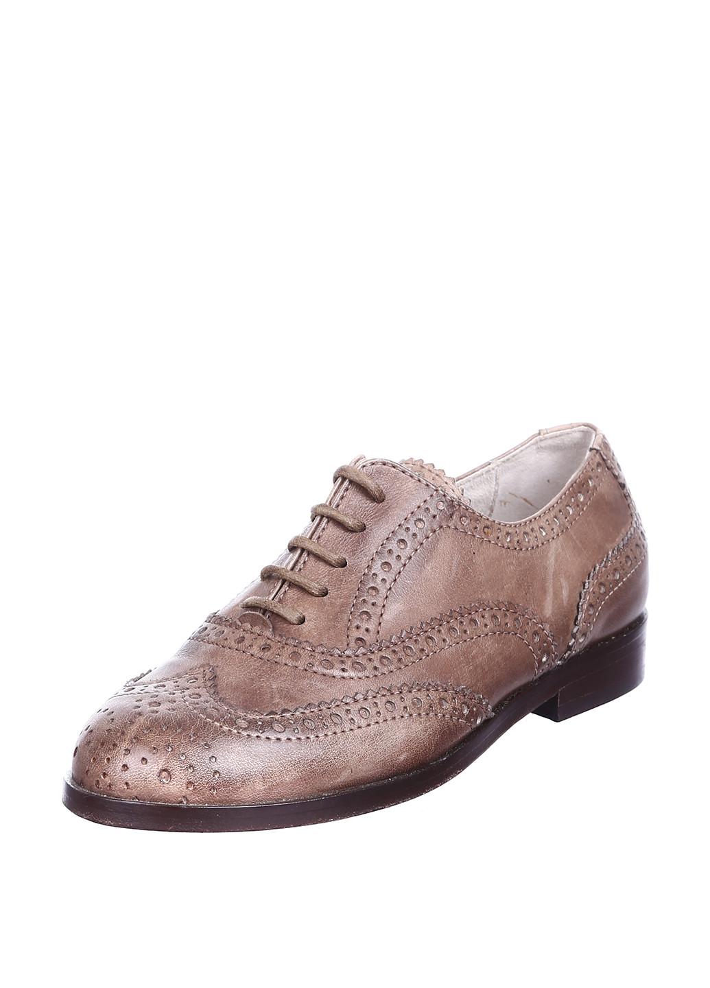 Светло-коричневые туфли со шнурками Gallucci