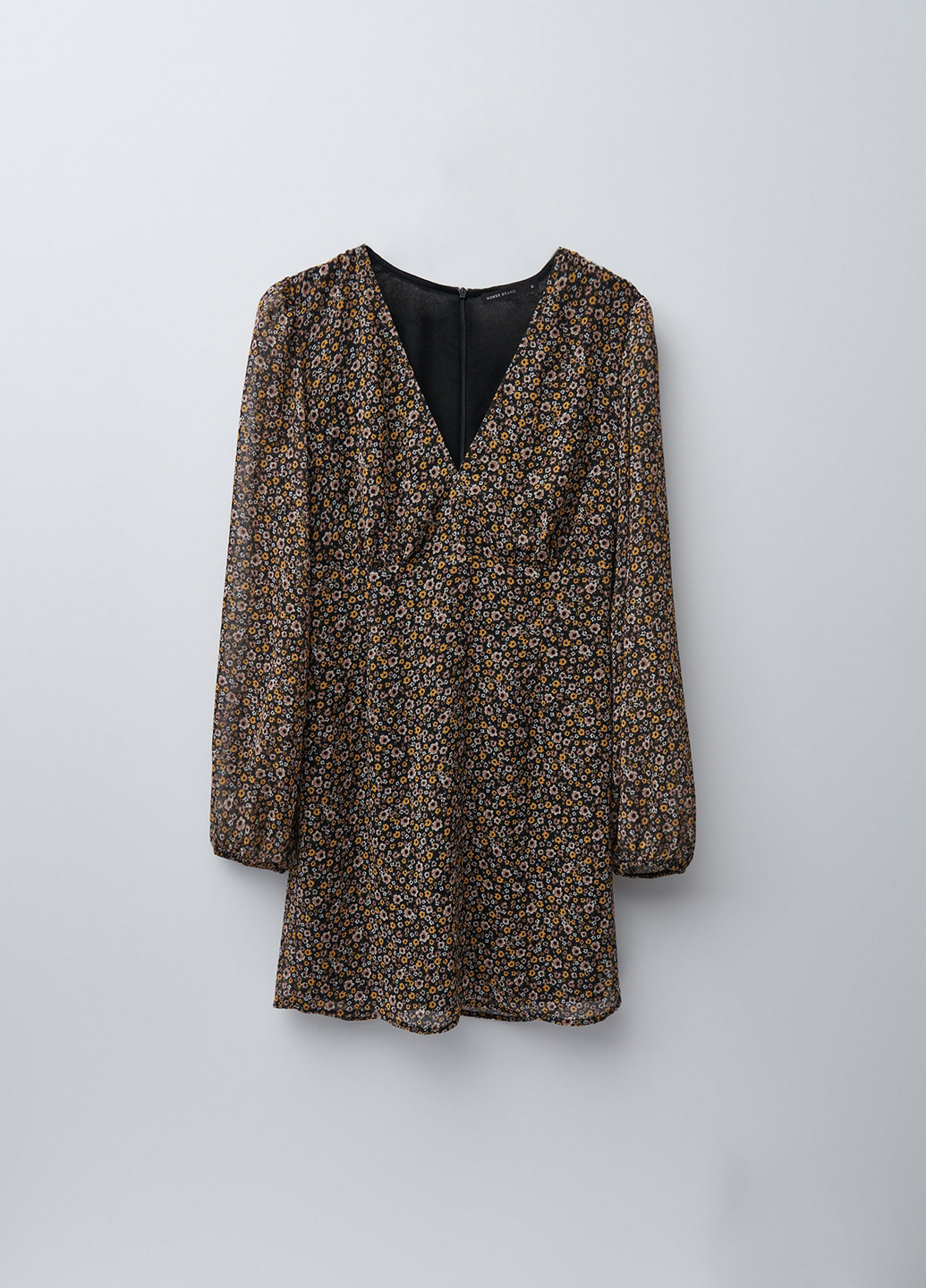 Комбинированное кэжуал платье House с цветочным принтом