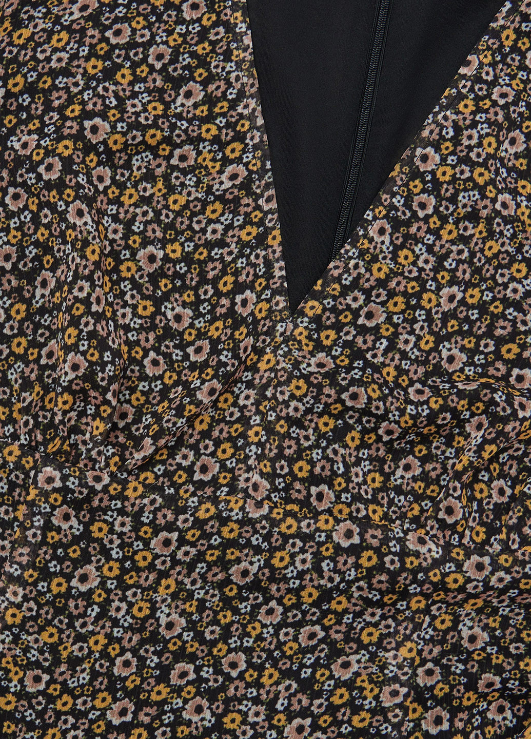 Комбинированное кэжуал платье House с цветочным принтом