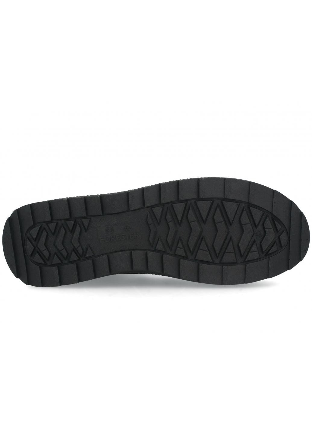 Черные осенние ботинки мужские форестер Forester
