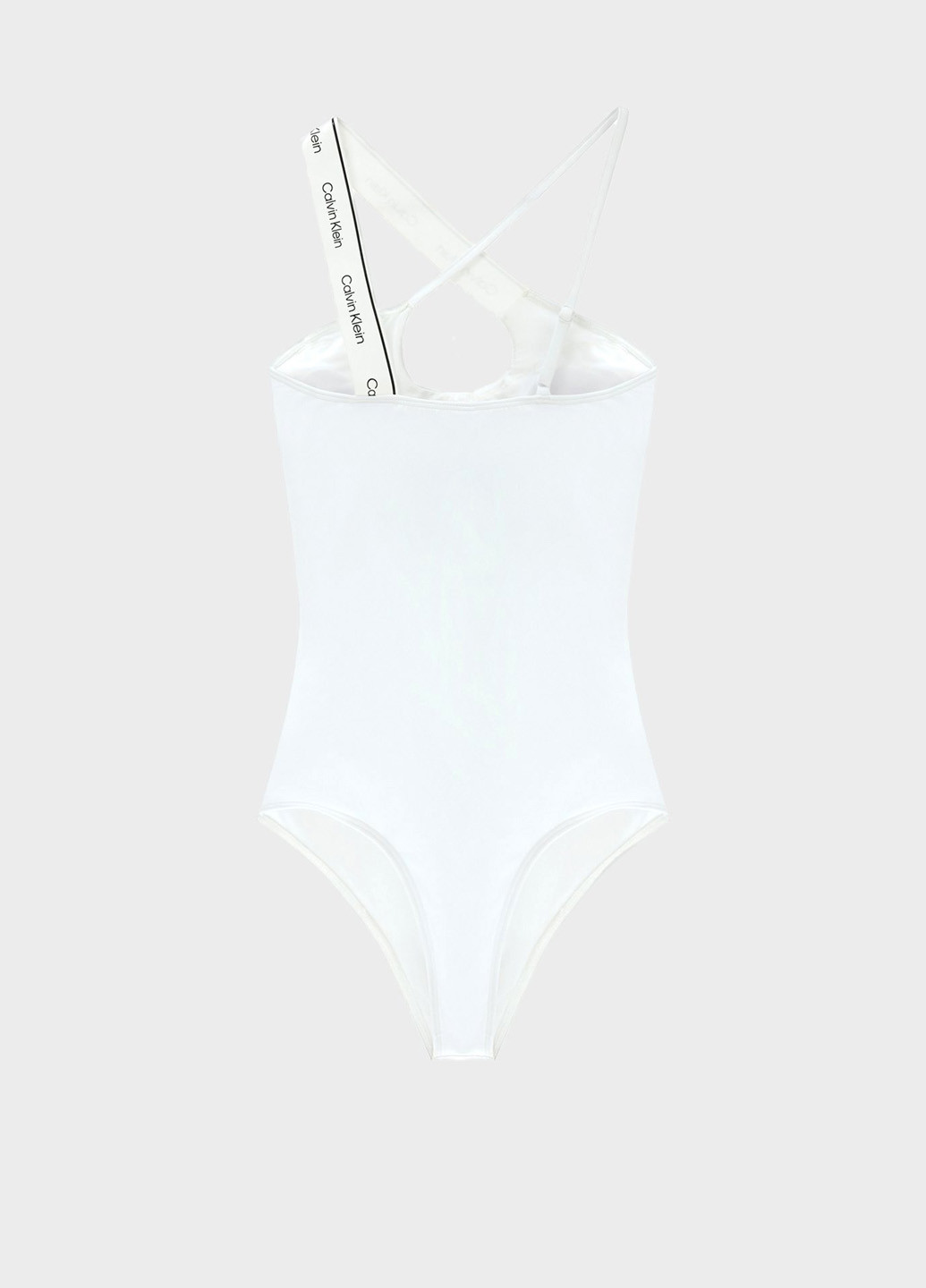 Білий літній купальник суцільний Calvin Klein
