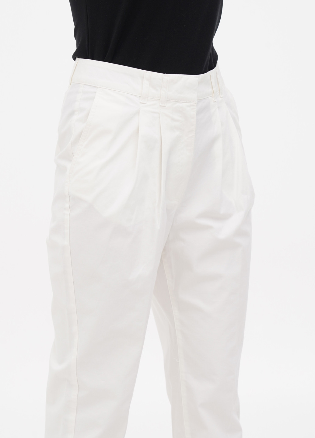 Белые кэжуал летние прямые брюки DAY Birger et Mikkelsen