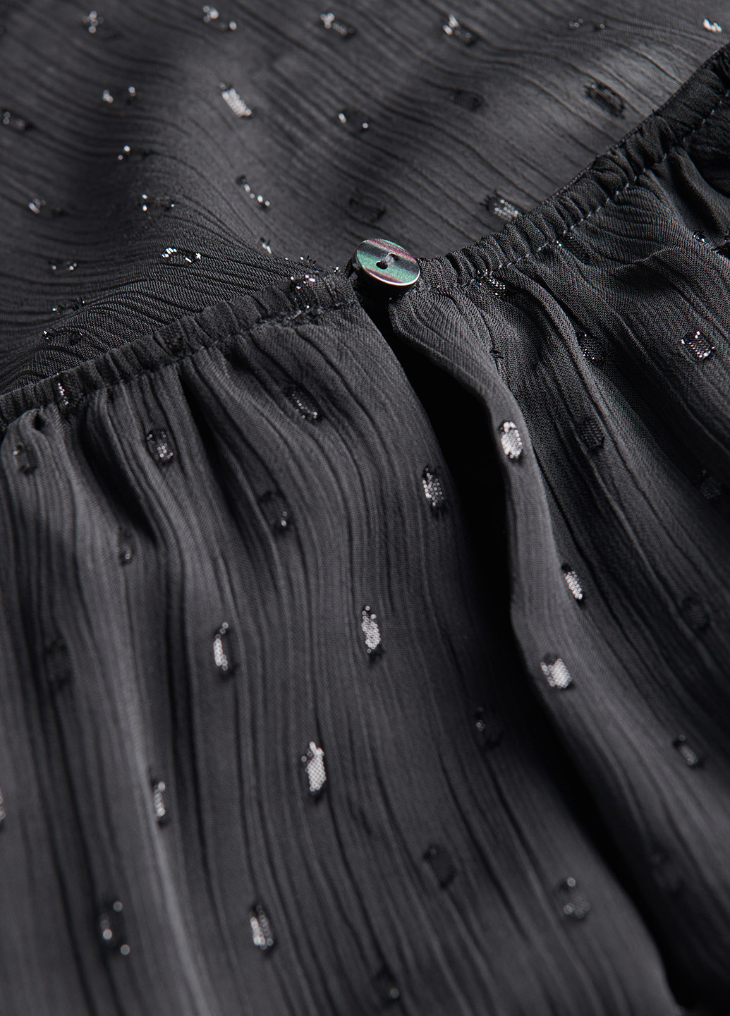 Черное кэжуал платье клеш Reserved в горошек