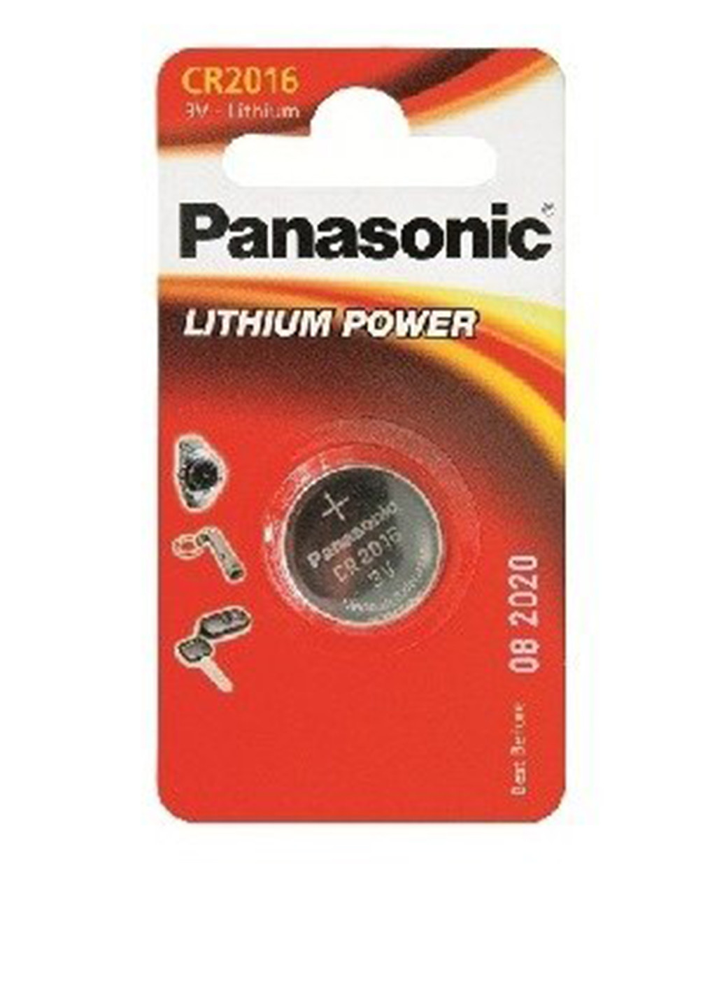Батарейка CR 2016 BLI 1 LITHIUM (CR-2016EL / 1B) Panasonic cr 2016 bli 1 lithium (cr-2016el/1b) (138004356)
